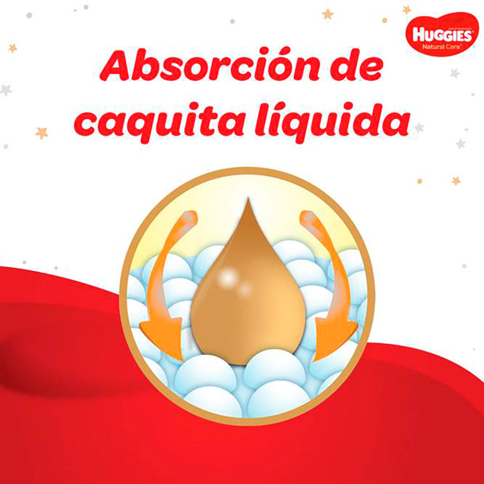 Pañal Huggies Natural Care Talla P 30 Und
