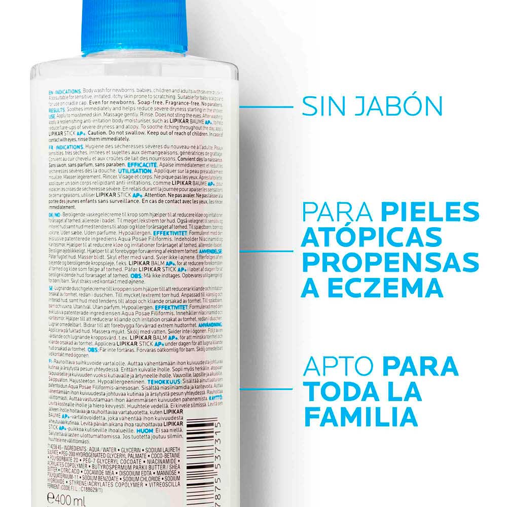 La Roche Posay Lipikar Syndet Crema de Ducha 400ml