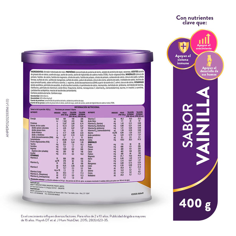 Pediasure Triplesure Vainilla 400 G