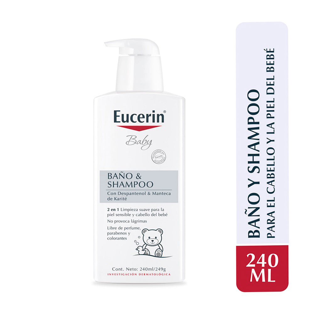Eucerin Baby Baño y Shampoo 240 Ml