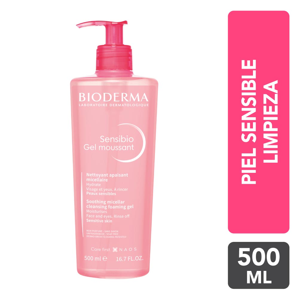 Bioderma Sensibio Moussant Gel De Limpieza 500 Ml
