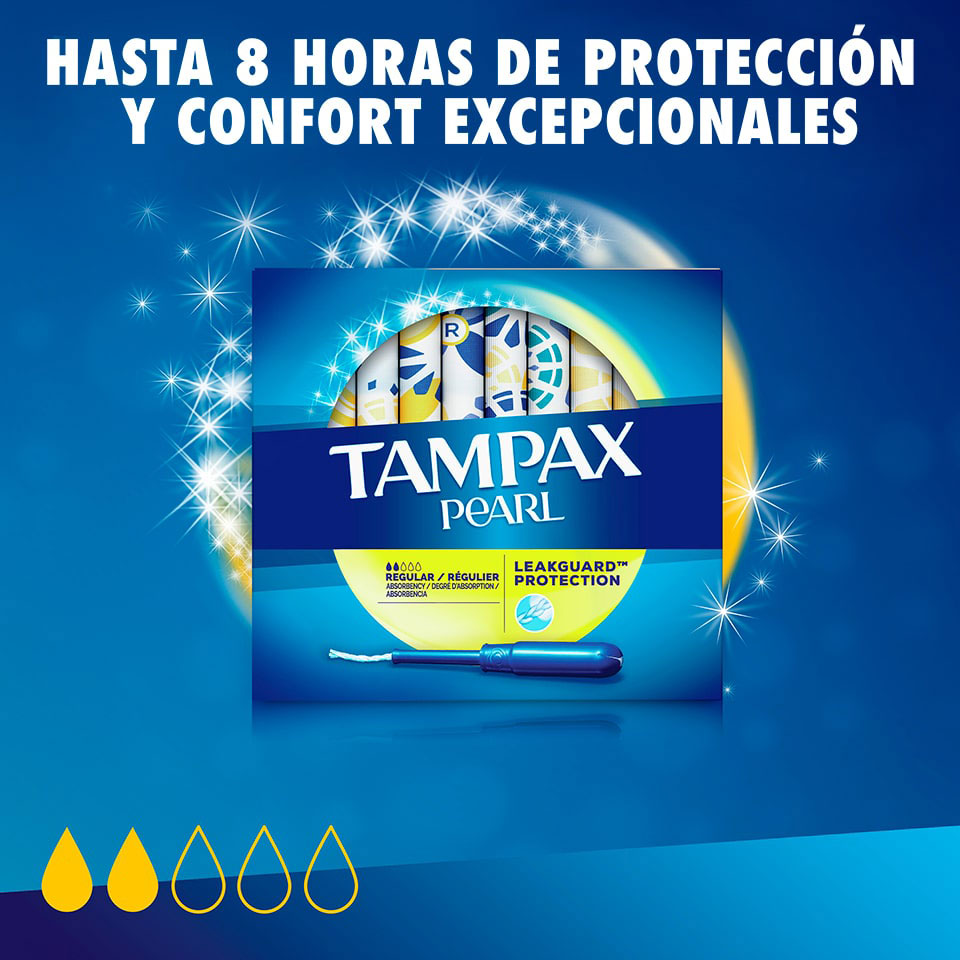 Tampones Tampax Pearl Regular 8 Und