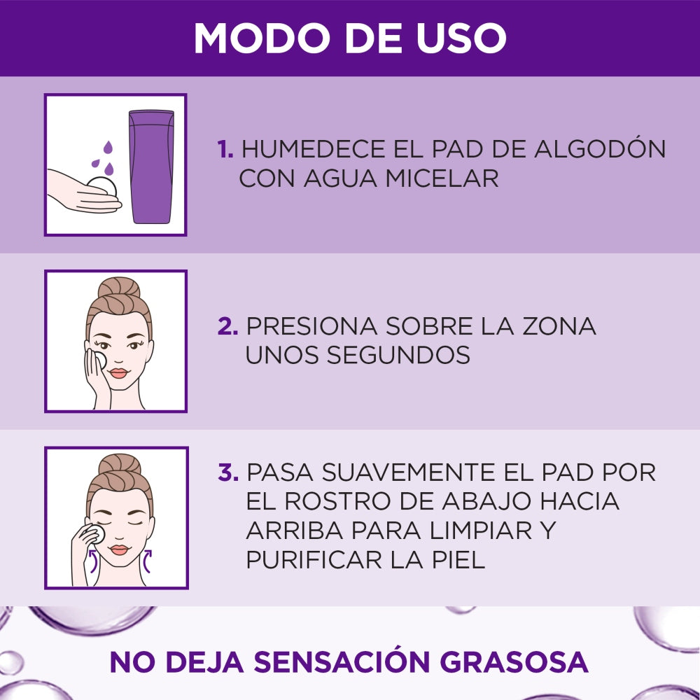 Agua Micelar L'Oréal Paris Skin Care Ácido Hialurónico 200 Ml
