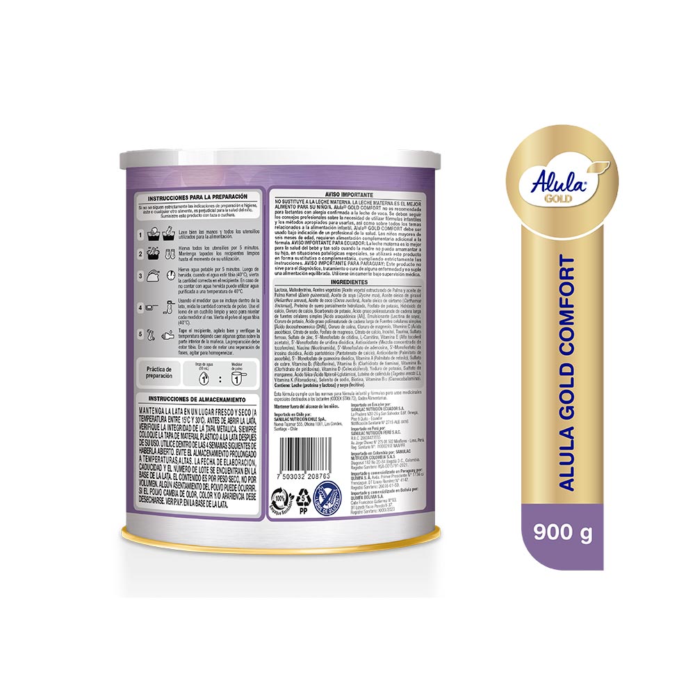 Alula Gold Premium Comfort 900 G