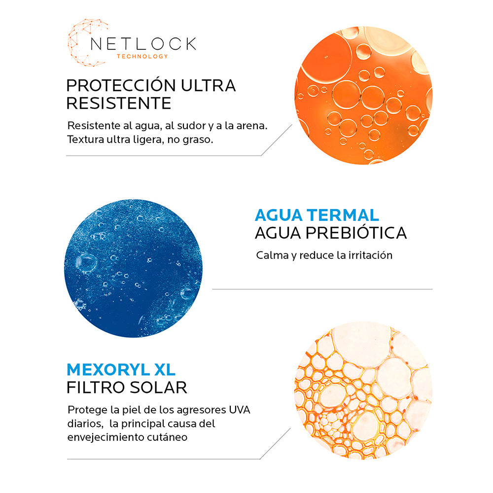 Protector Solar La Roche Posay Anthelios UVMune 400 Fluido Invisible FPS 50+ 50 Ml