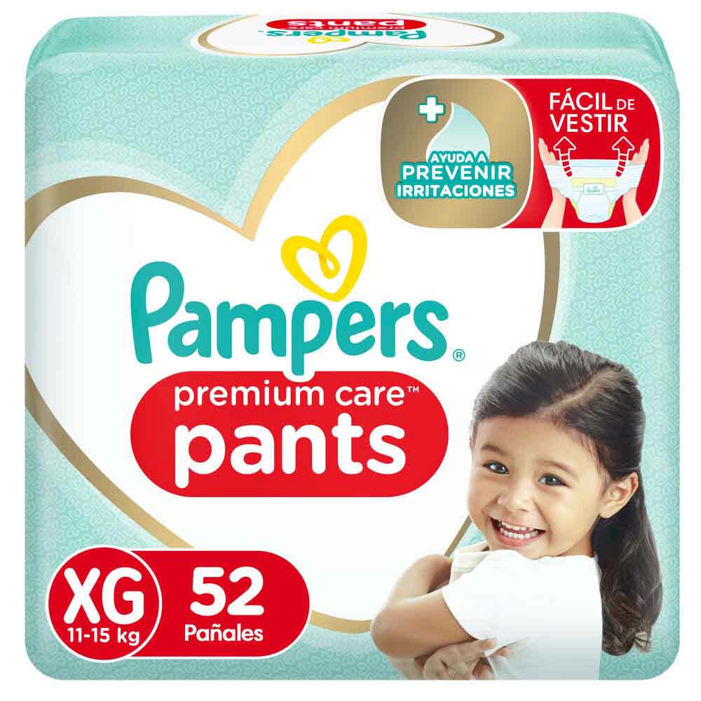 Pañales Desechables Pampers Premium Care Pants Talla XG 52 Und
