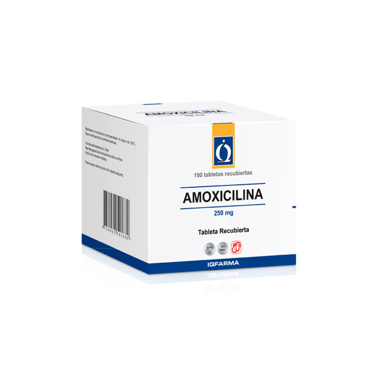 Amoxicilina IQ 250 Mg - Blíster 10 Und