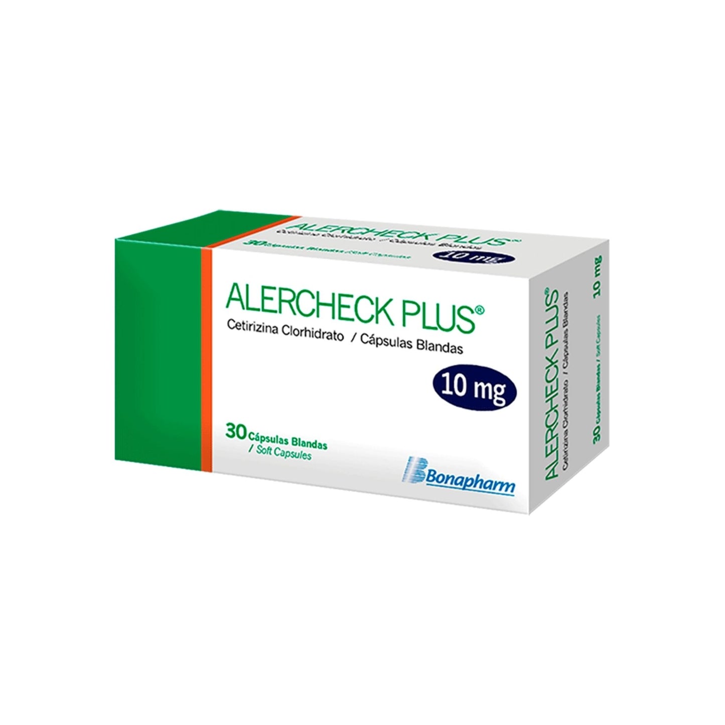 Alercheck Plus 10mg Cápsulas Blandas - Blíster 10 Und