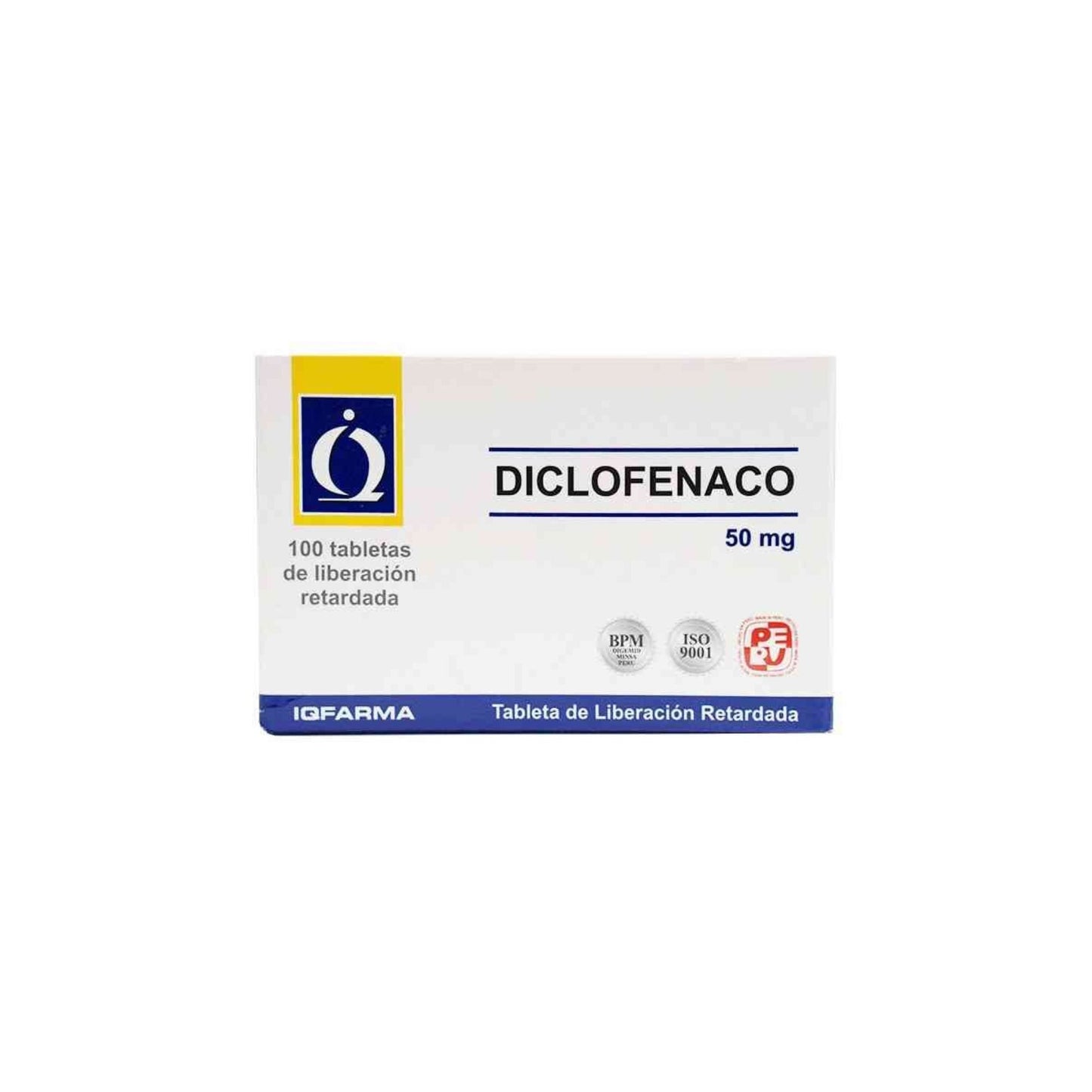 Diclofenaco 50 Mg - Blíster 10 Und