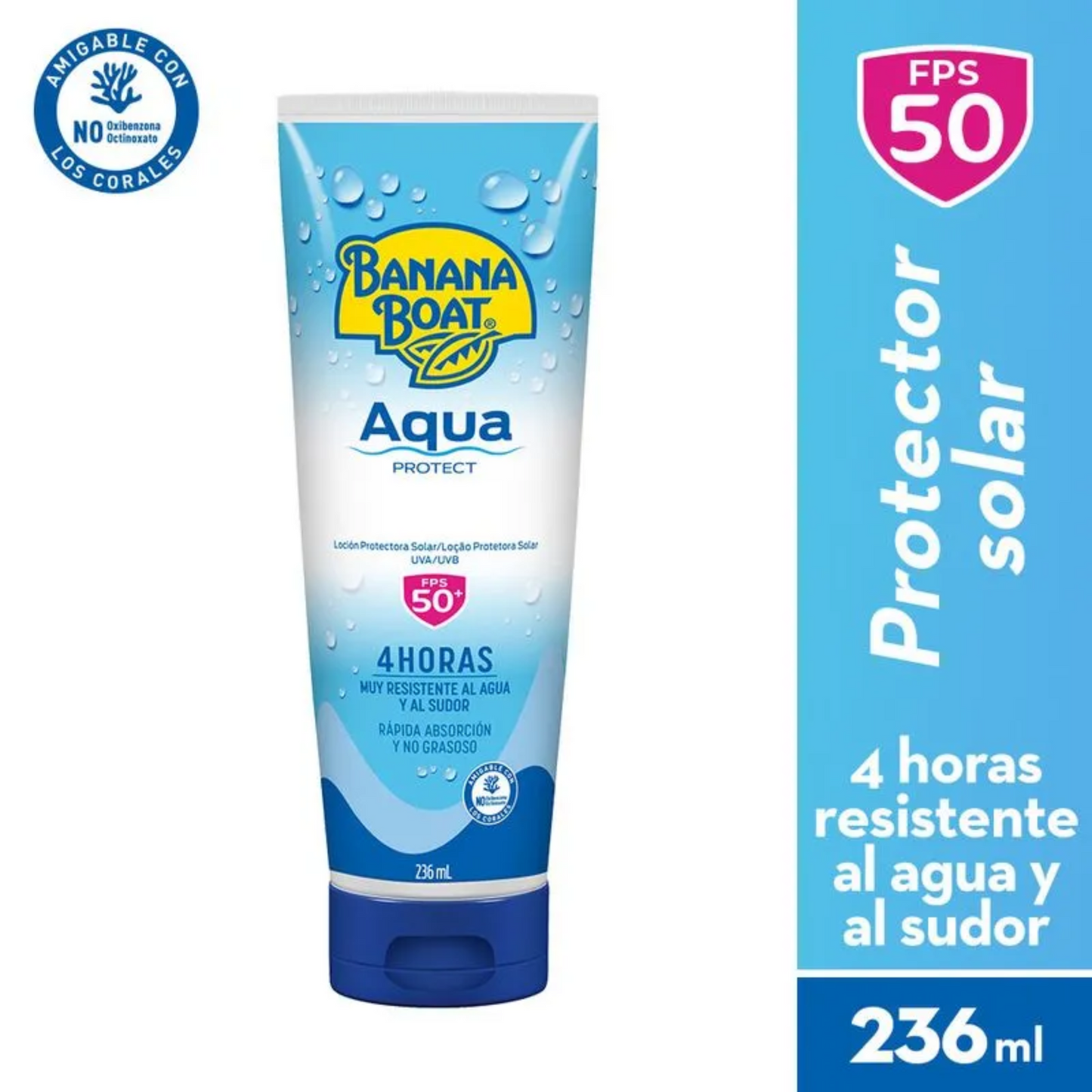 Protector Solar Banana Boat Aqua Protect Fps 50+ 236ml