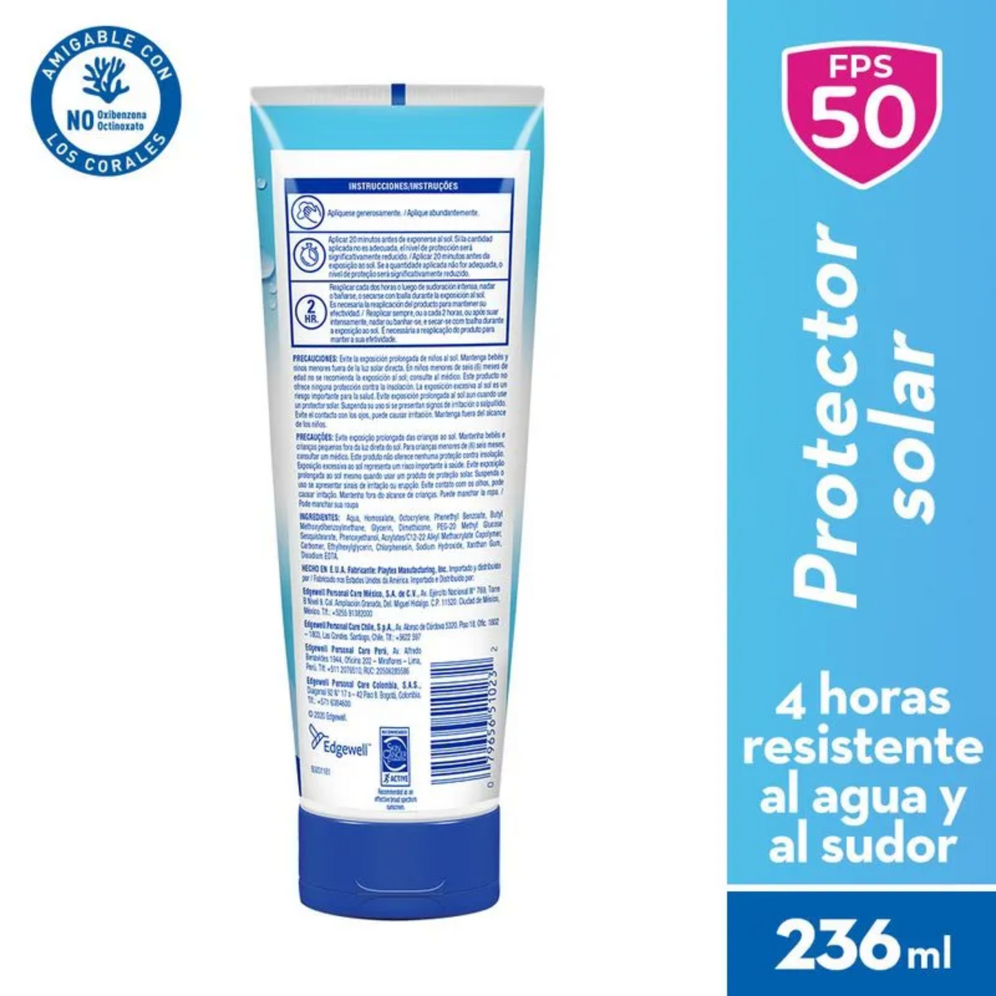 Protector Solar Banana Boat Aqua Protect Fps 50+ 236ml