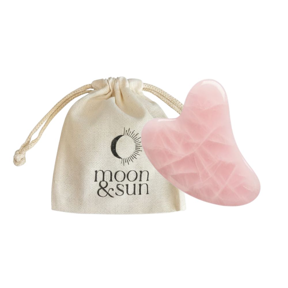 Gua Sha Rosa Masajeador Facial 1Und