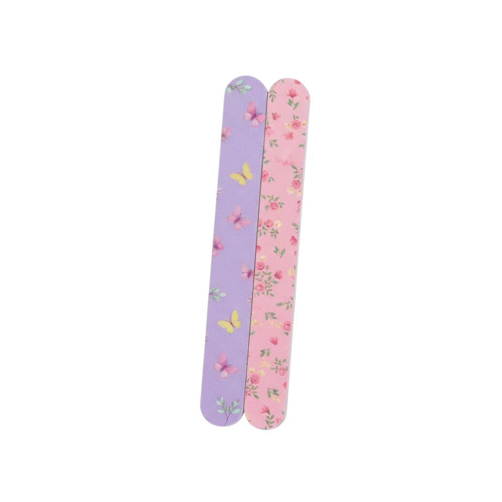 Set de Limas para Uñas Mariposas y Flores 2 Und