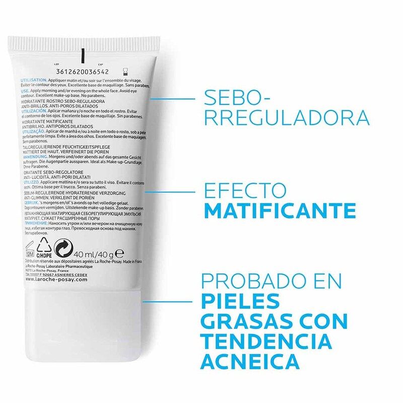 La Roche Posay Effaclar Mat Hidratante Matificante 40 Ml