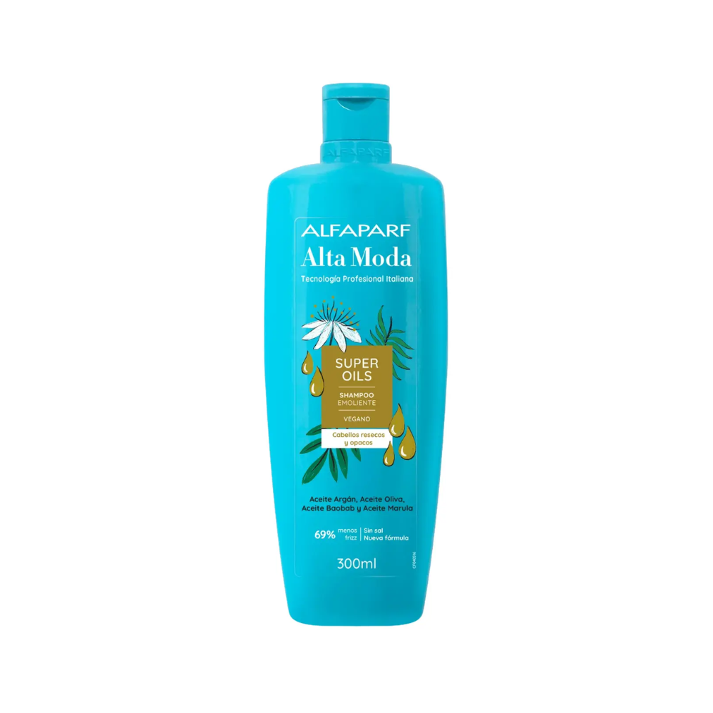 Shampoo Emoliente Alfaparf Alta Moda Super Oils 300 Ml