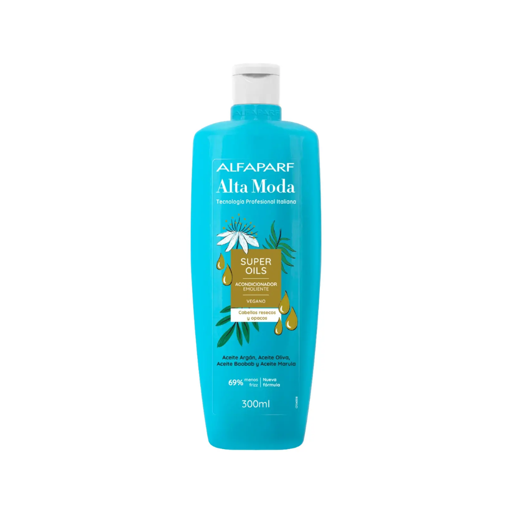 Acondicionador Emoliente Alfaparf Alta Moda Super Oils 300 Ml
