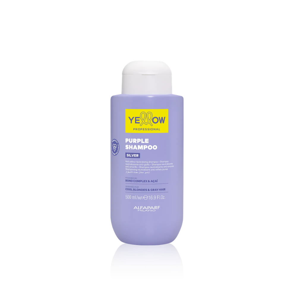 Shampoo Neutralizante Anti-amarillo Alfaparf Yellow Silver 500 Ml