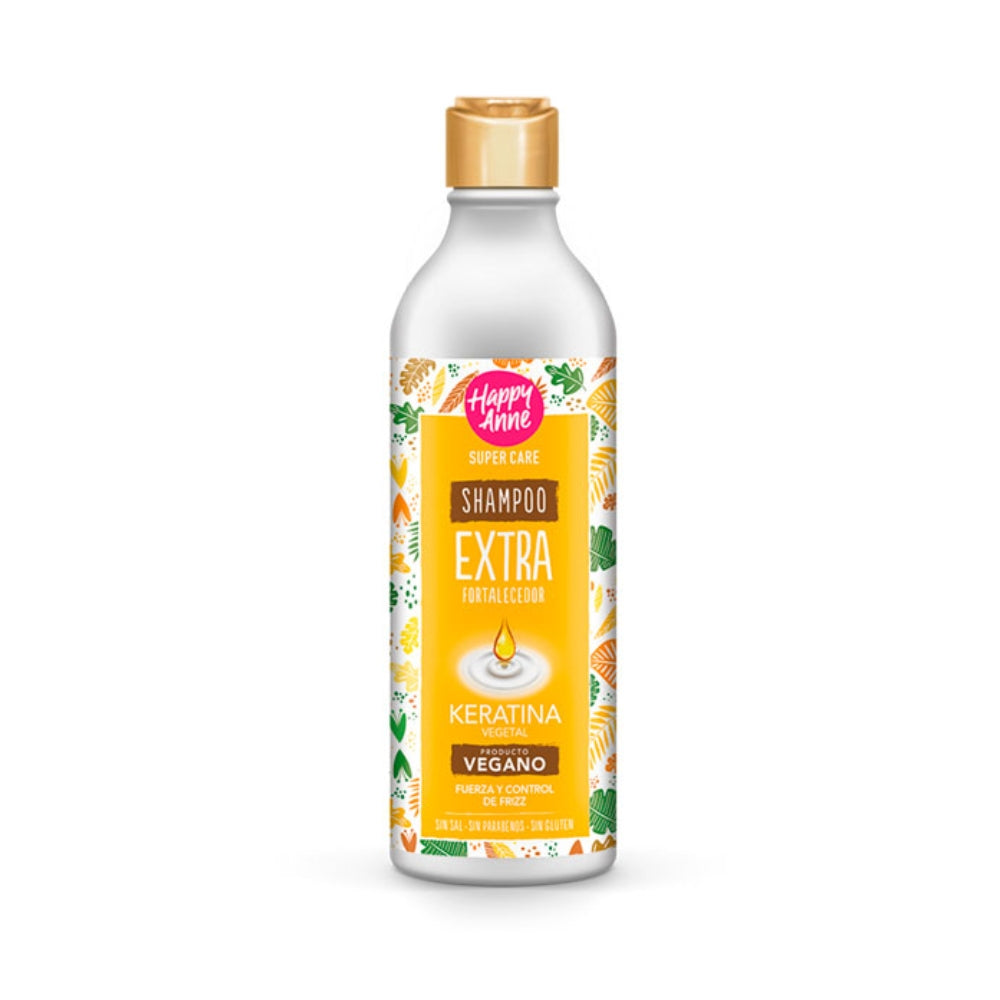 Shampoo Extra Fortalecedor Happy Anne Keratina 340 Ml