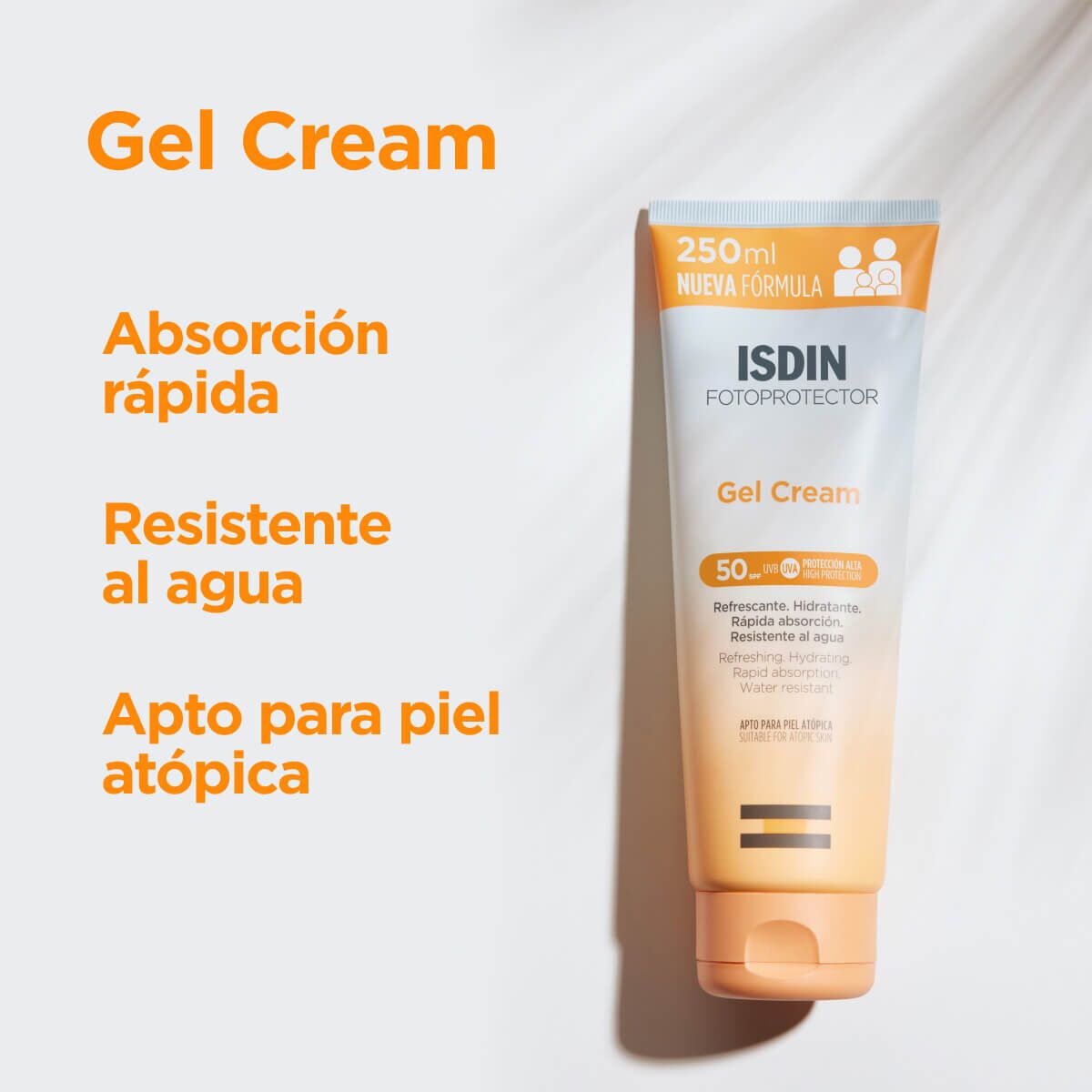Fotoprotector Isdin Gel Cream Spf 50+ 250 Ml