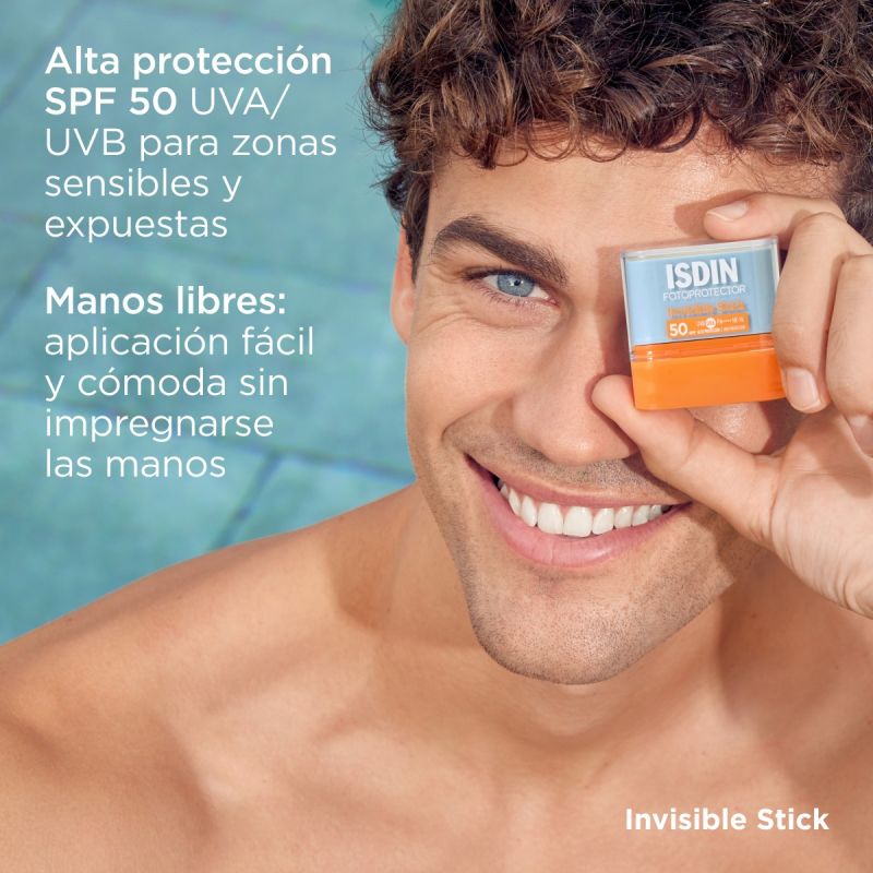 Isdin Fotoprotector Invisible Stick SPF 50 10 G