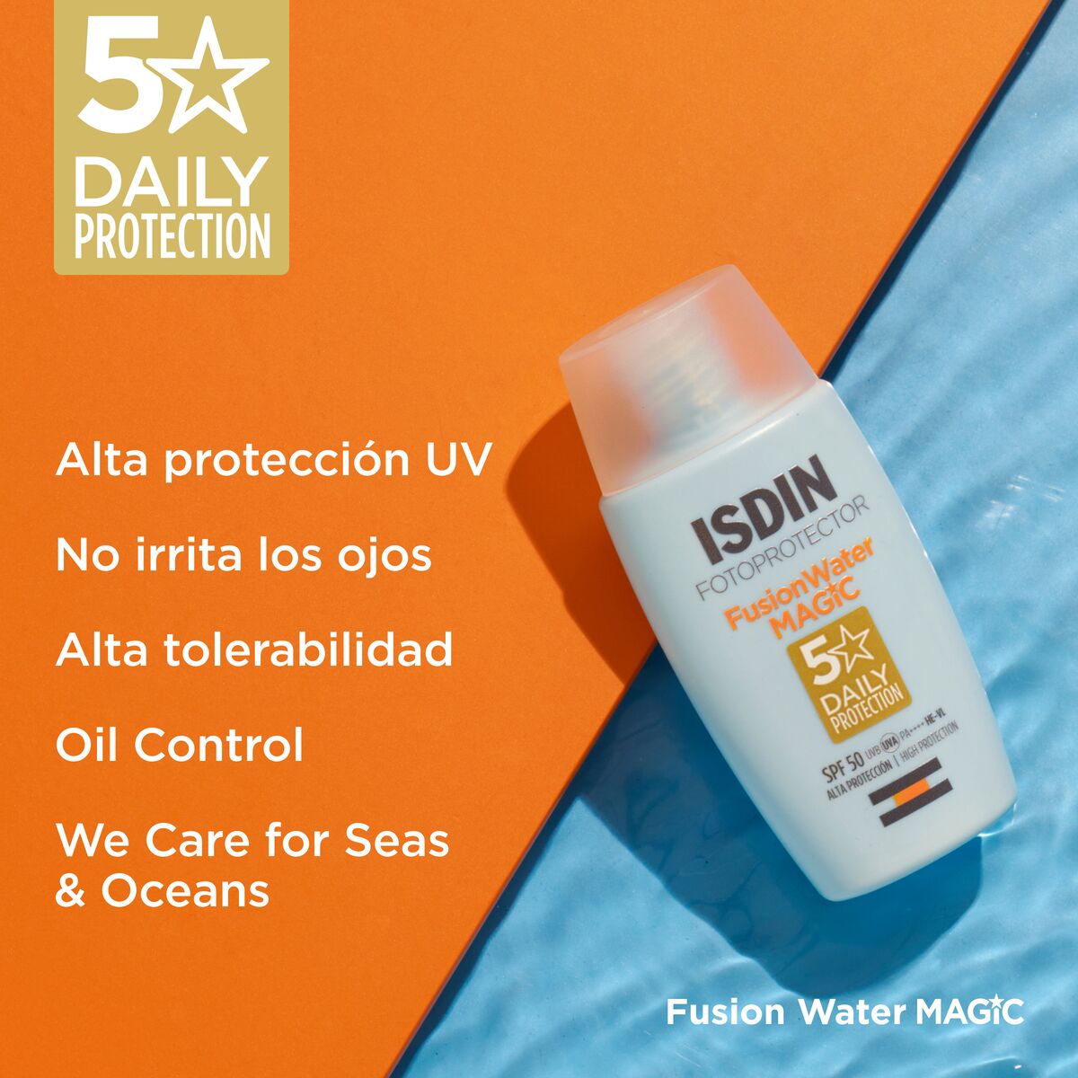 Fotoprotector Isdin Fusion Water Magic Spf50 50 Ml