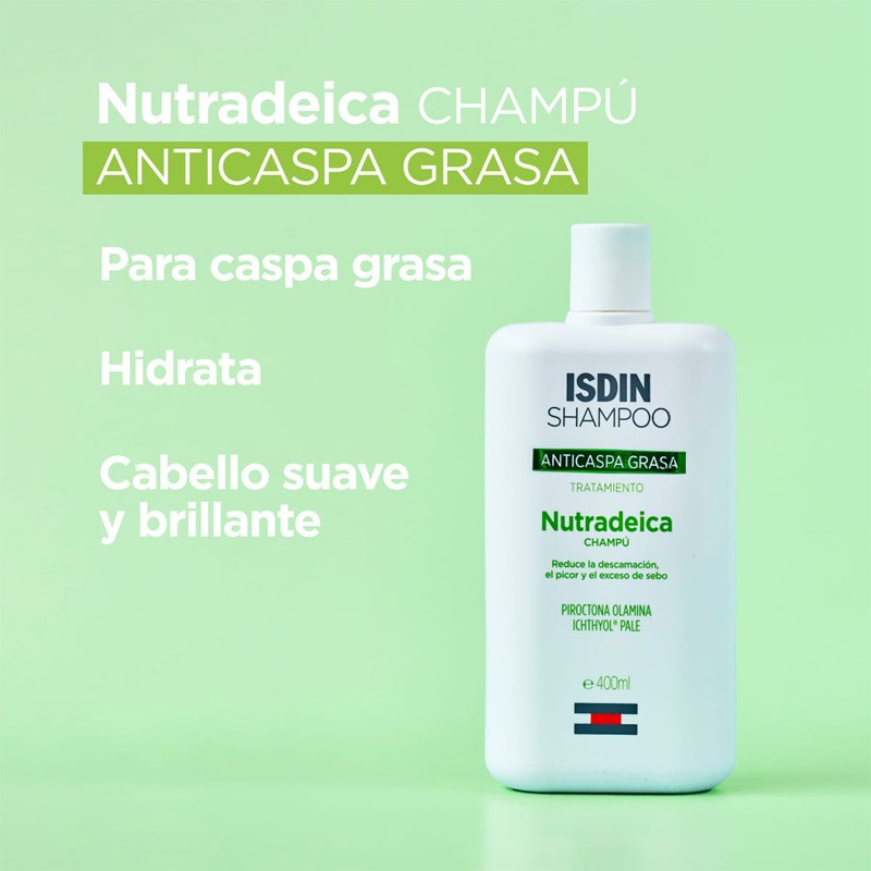 Isdin Shampoo Anticaspa Grasa Nutradeica 200 Ml