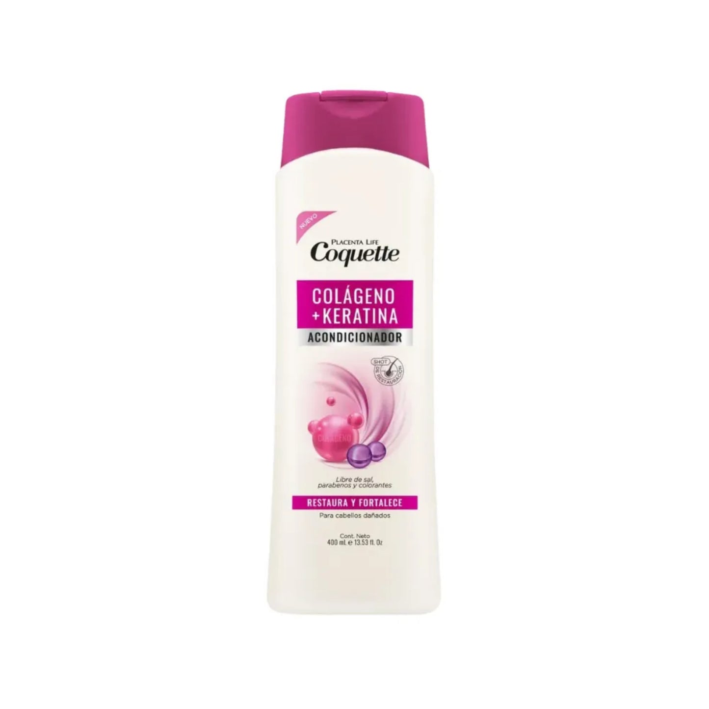 Acondicionador Coquette Colágeno + Keratina 400 Ml