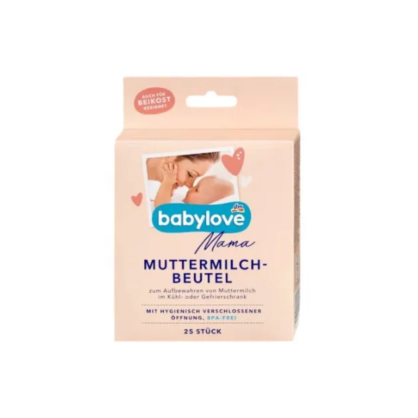 Bolsas Para Leche Materna Babylove Mama · Producto Alemán · Pack De 25 Unidades