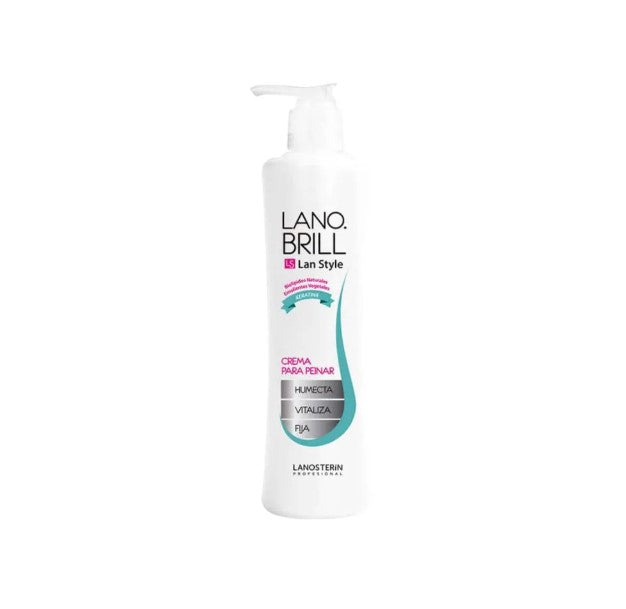 Crema para Peinar de Keratina Lano Brill Lanosterin 240 Ml