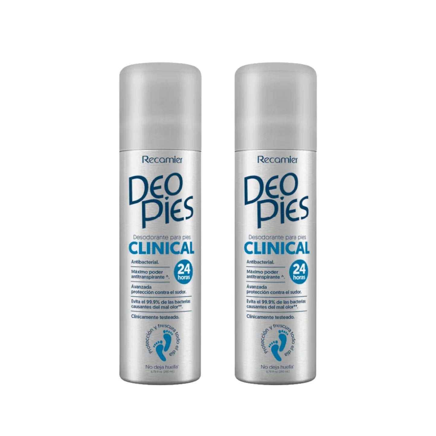 Dúo Deo Pies Clinical Desodorante Para Pies 260 Ml