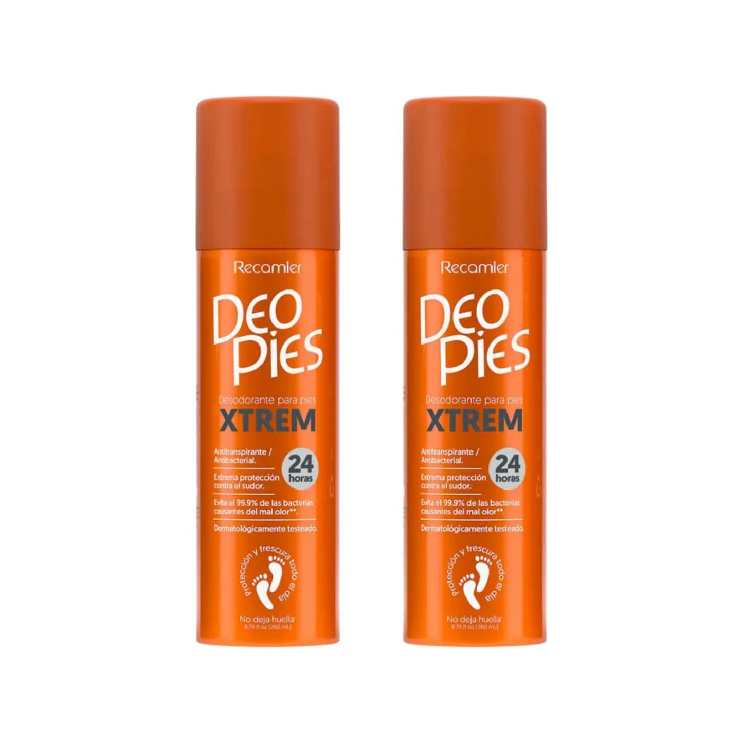 Dúo Deo Pies Xtrem Desodorante Para Pies 260 Ml