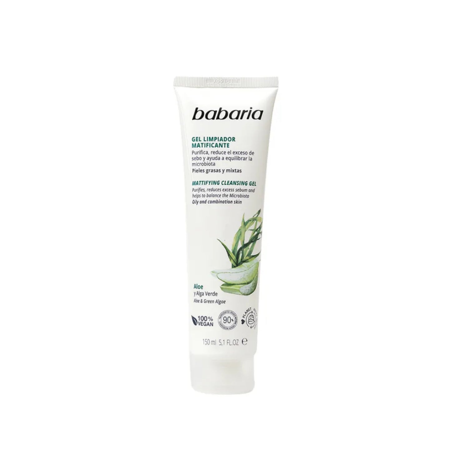 Gel Limpiador Matificante Babaria Aloe 150 Ml