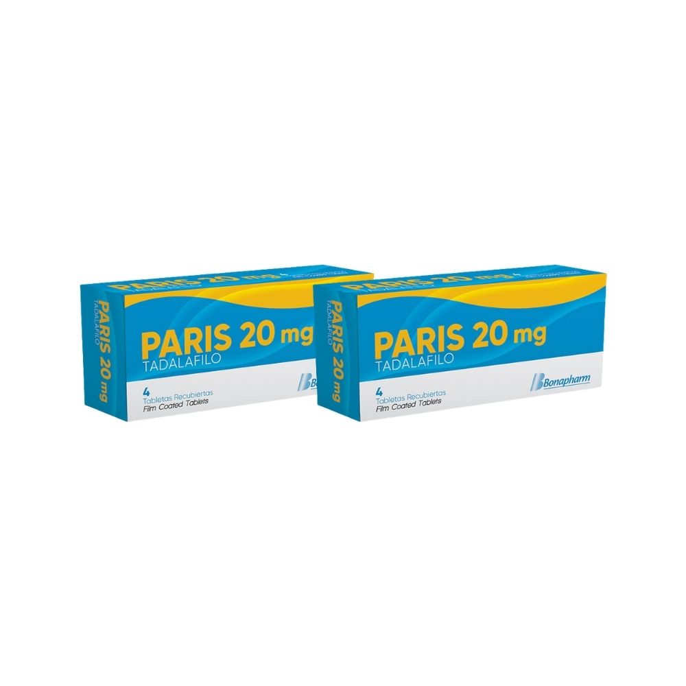 Pack X2 - Paris - Tadalafilo 20 Mg