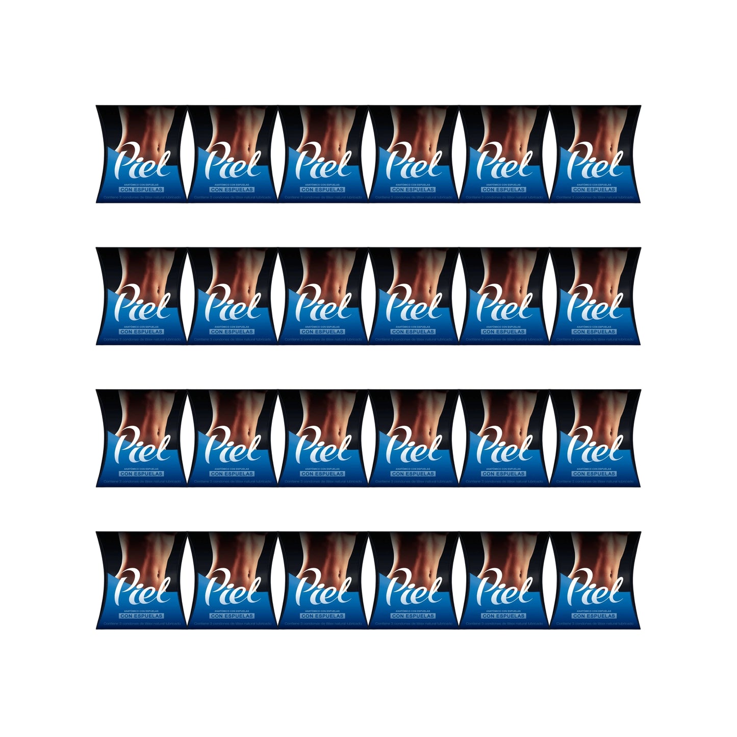 Pack Condones Piel Espuelas 72 Und