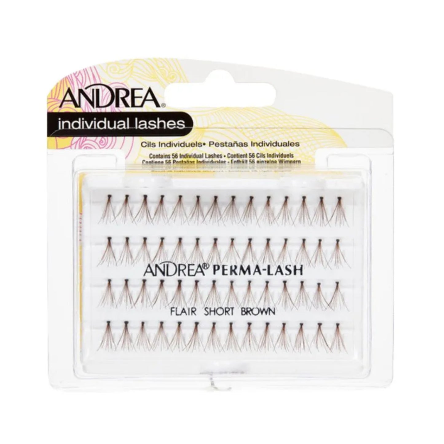 Pestañas Individuales Andrea Perma Lash Flair Short Brown 56 Und