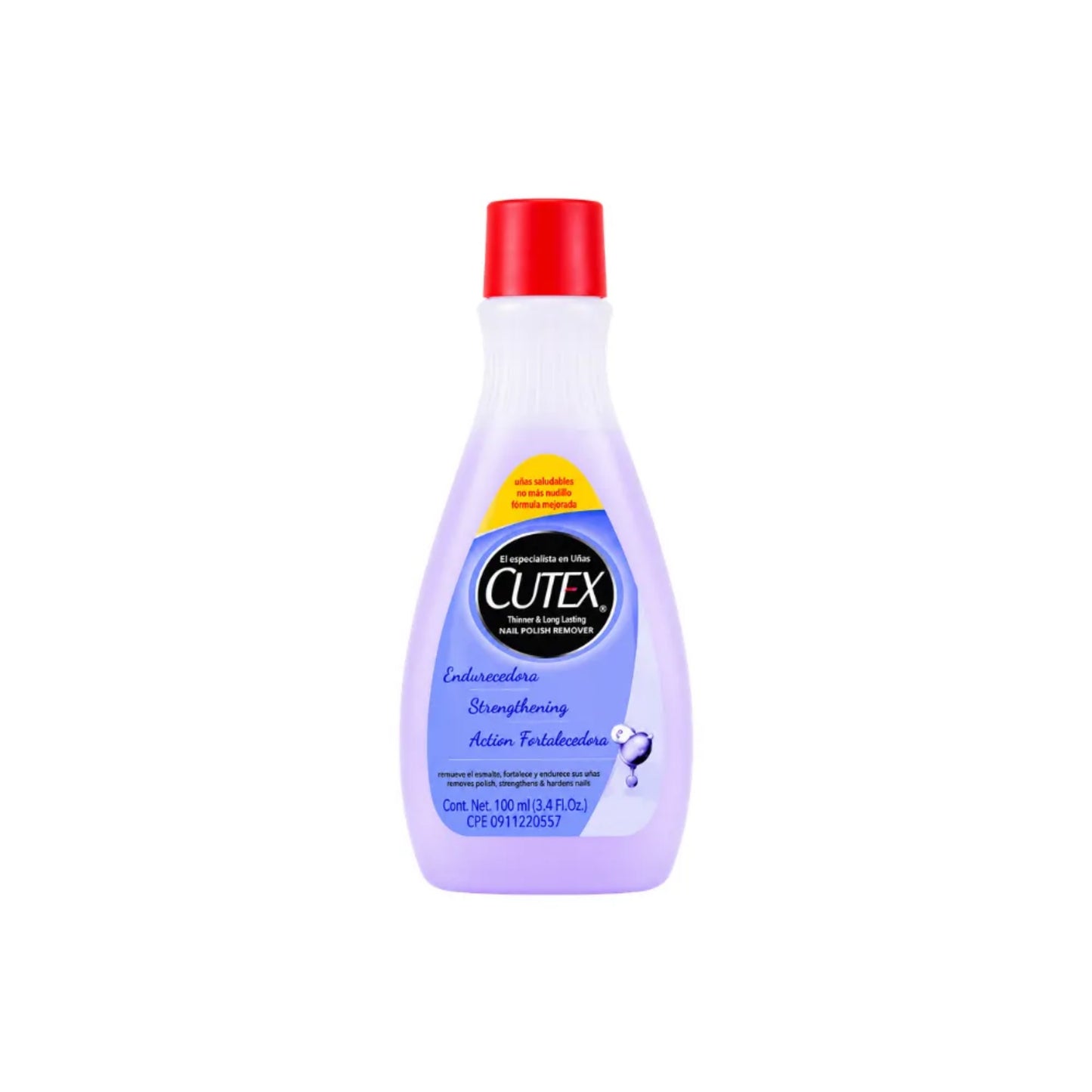 Quita Esmalte Cutex Endurecedor 100 Ml