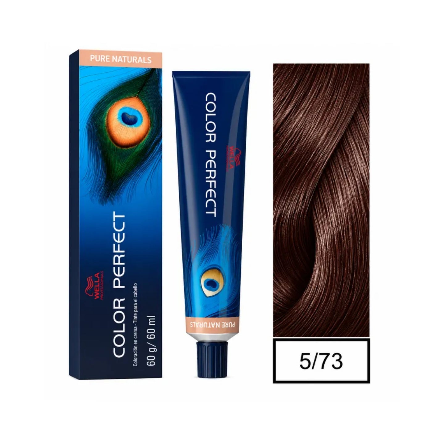 Tinte Color Perfect Wella 5/73 Castaño Claro Marrón 60 G