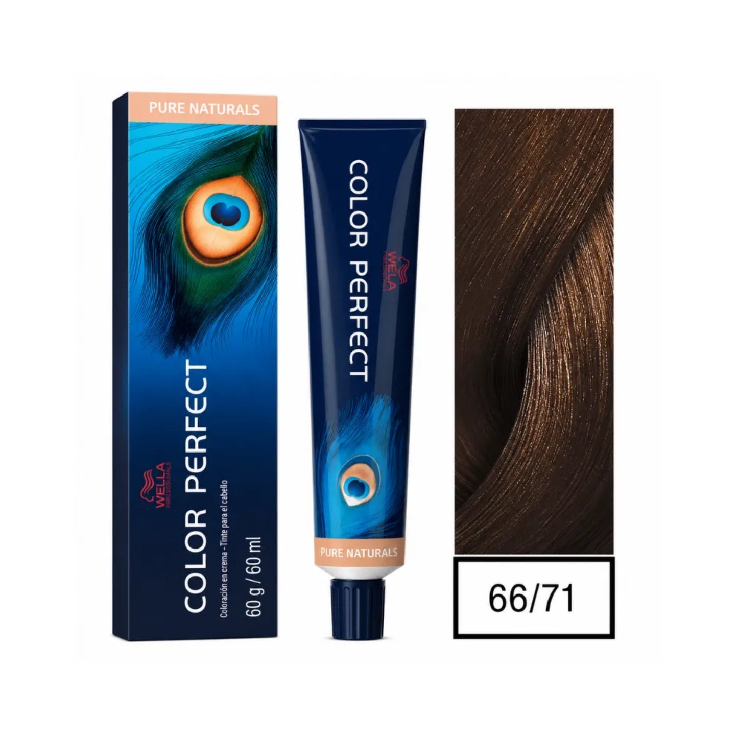 Tinte Color Perfect Wella 66/71 Rubiob Oscuro Intenso Marrón 60 G