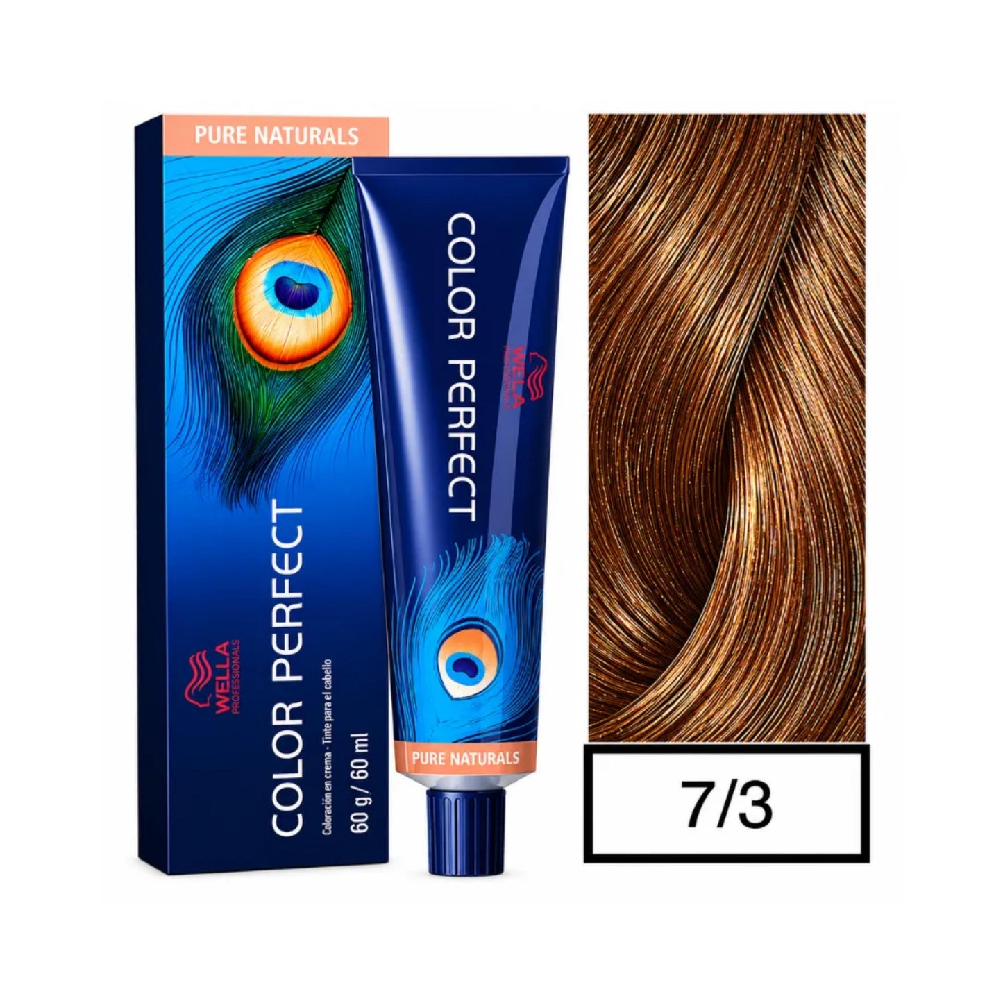 Tinte Color Perfect Wella 7/3 Rubio Mediano Dorado 60 G