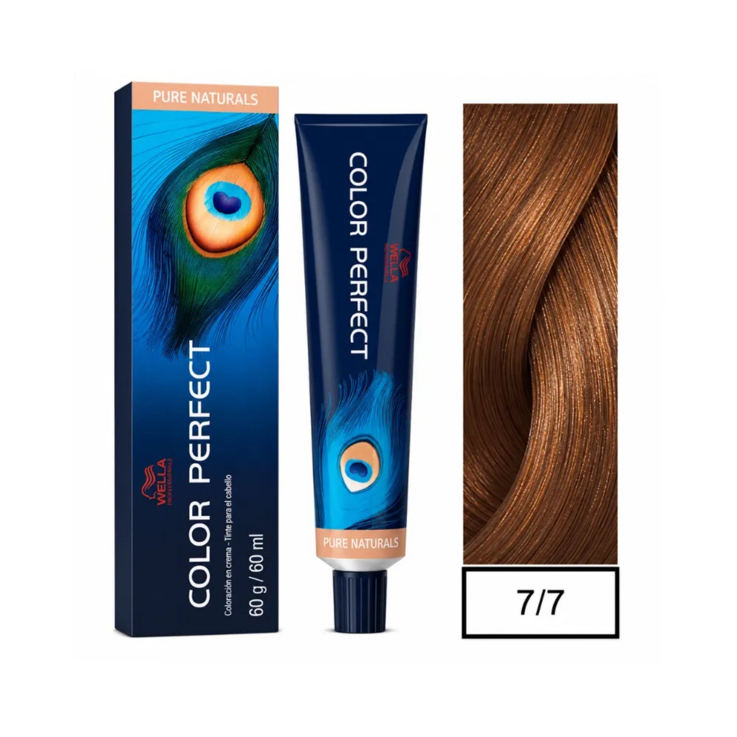 Tinte Color Perfect Wella 7/7 Rubio Mediano Marrón 60 G