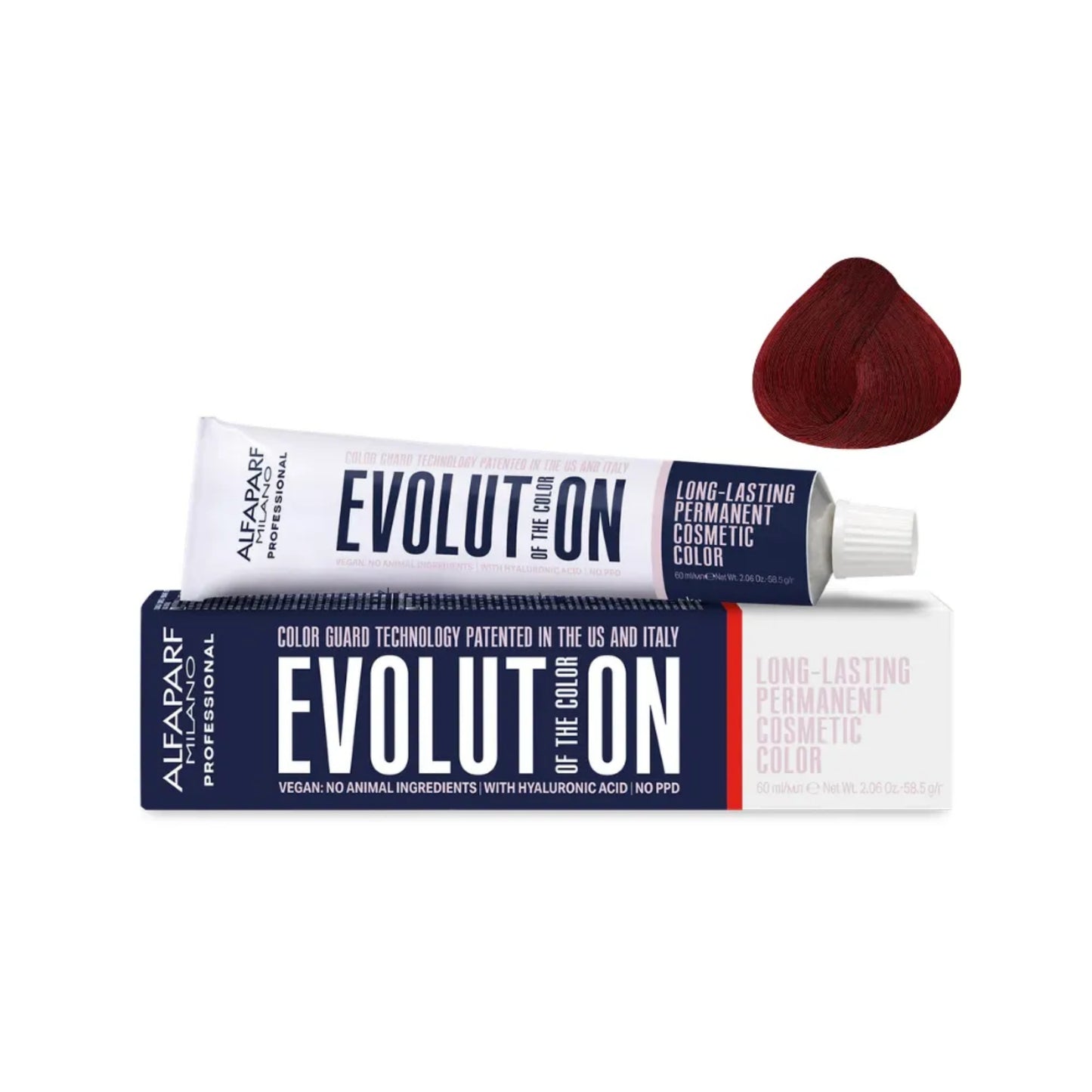 Tinte Evolution of the Color Alfaparf 5.661 Castaño Claro Rojo Intenso 60 Ml