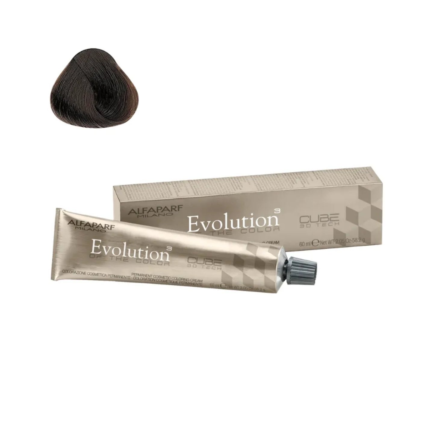 Tinte Evolution of the Color Alfaparf 7NI Rubio Medio Intenso 60 Ml