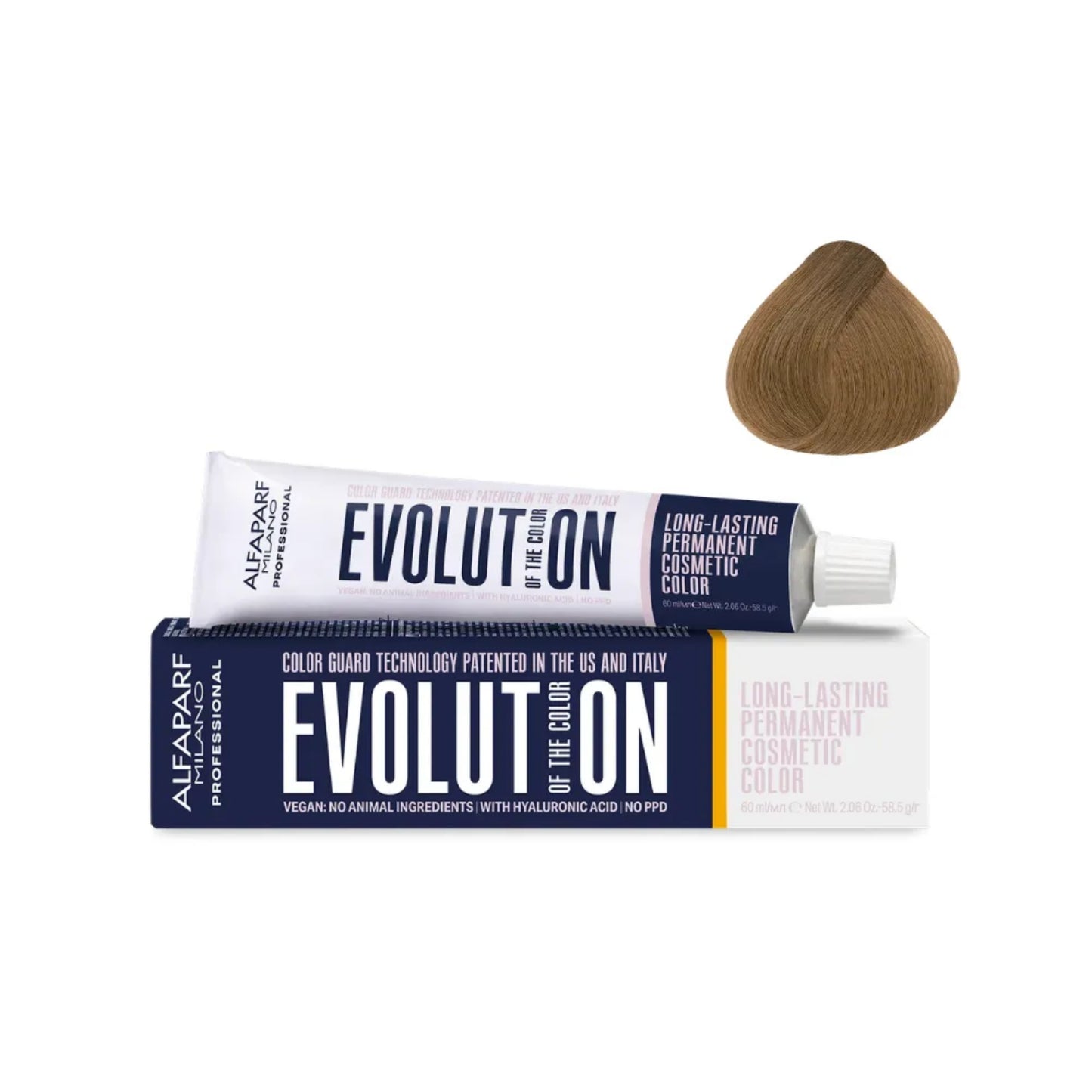 Tinte Evolution of the Color Alfaparf 8.31 Rubio Claro Dorado Ceniza 60 Ml