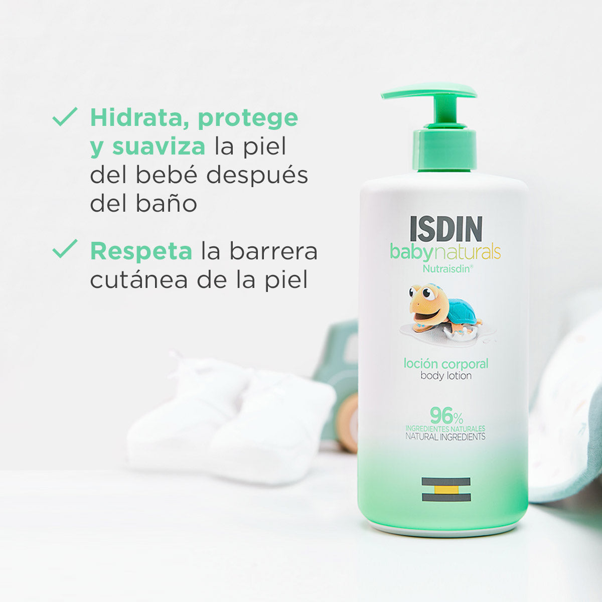 Isdin Baby Naturals Loción Corporal 400 Ml