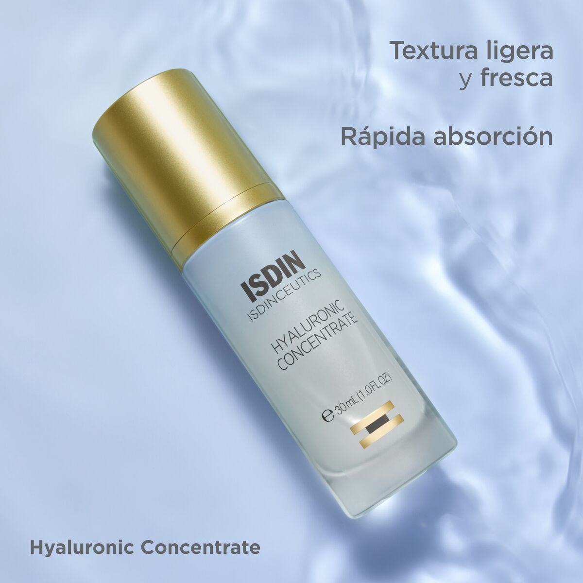 Isdinceutics Hyaluronic Concentrate - Sérum Ligero Ultrahidratante 30 Ml