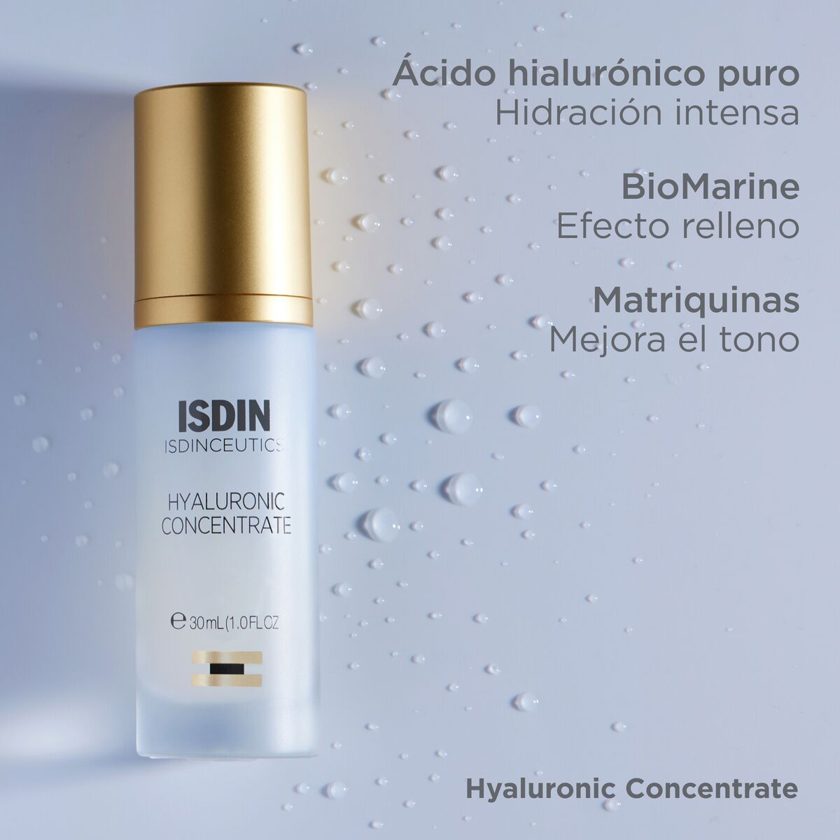 Isdinceutics Hyaluronic Concentrate - Sérum Ligero Ultrahidratante 30 Ml