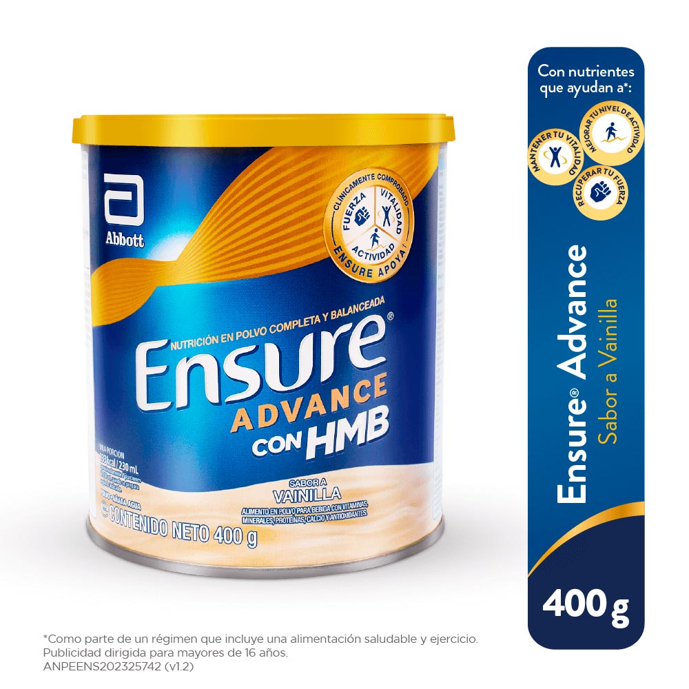 Ensure Advance Sabor Vainilla 400 G