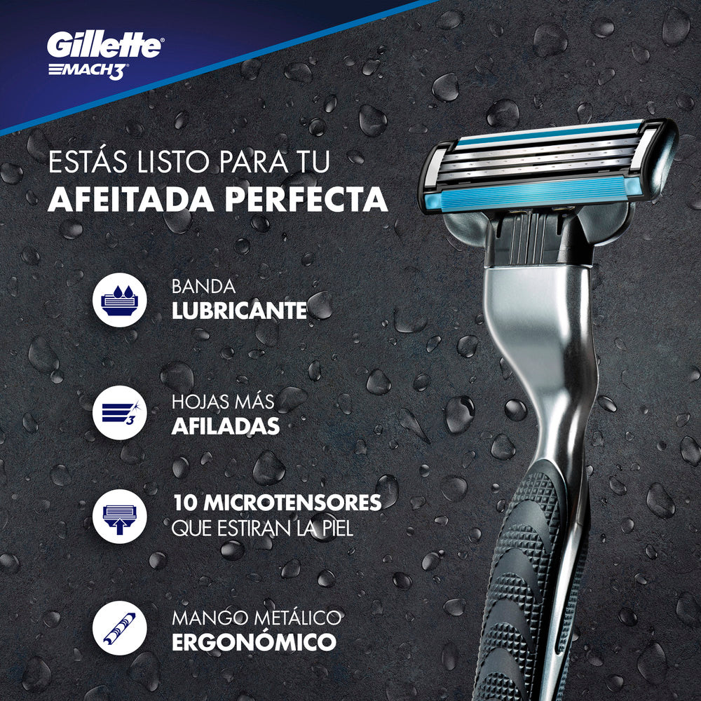 Máquina para Afeitar Gillette Mach3