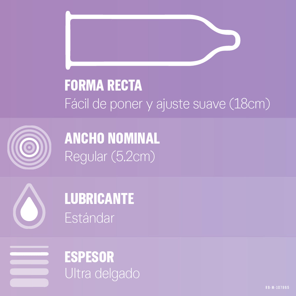 Pack Condones Durex Invisible 12 Und