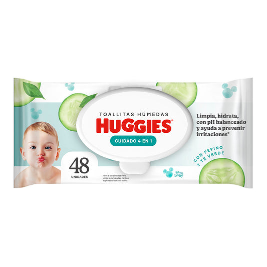 Toallitas Húmedas Huggies One & Done 48 Und